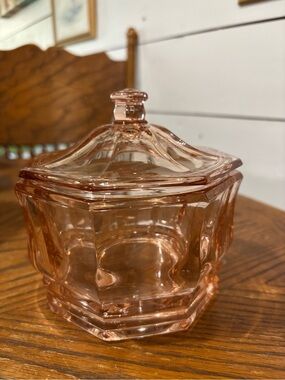 Indiana Glass Concord Pink Candy Dish